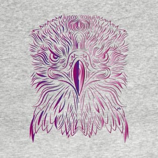 Psychedelic Line Art Eagle T-Shirt